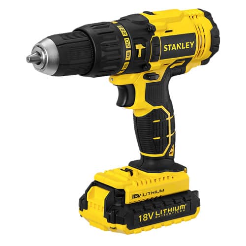 Купить Шуруповерт аккумуляторный ударный STANLEY SCH201D2K 18 В 2,0 Ач Li-lon по низкой цене