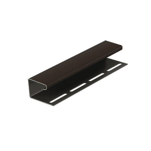 Купить J-профиль Docke под камень, цвет шоколад, 30 мм, длина 3000 мм для наружной отделки дома по низкой цене