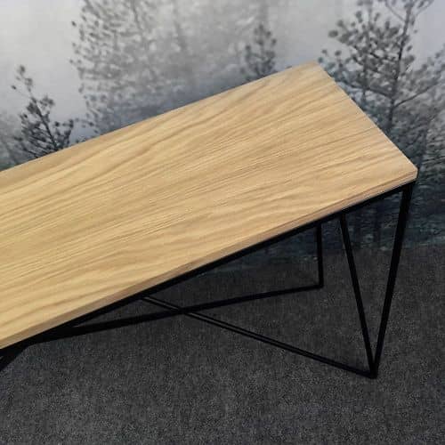 Купить Консоль Intelligent Design Monaco black светлый дуб по низкой цене