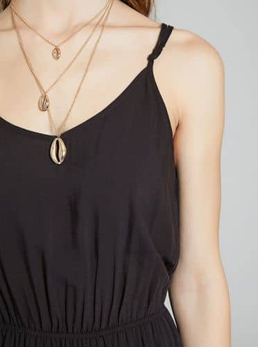 Купить Платье Piazza Italia длинное, чёрное по низкой цене