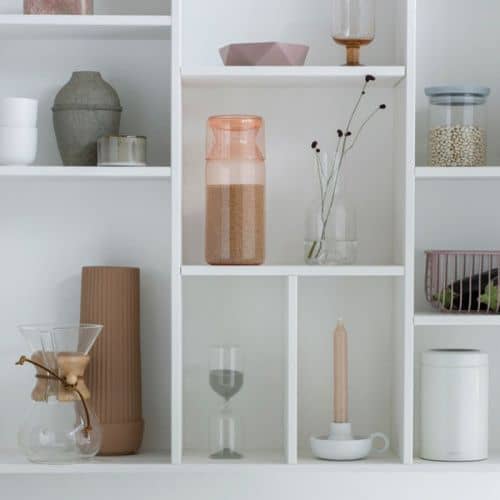 Купить Банка Brabantia пластиковая, с мерным стаканом, розовый 1,3 л по низкой цене