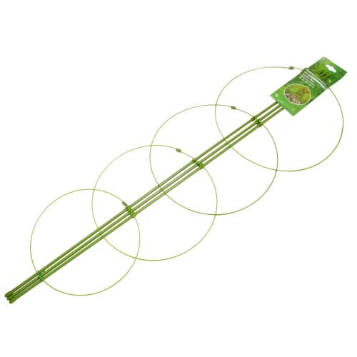 Купить Поддержка для растений кольцевая 4 кольца высота 90 см по низкой цене