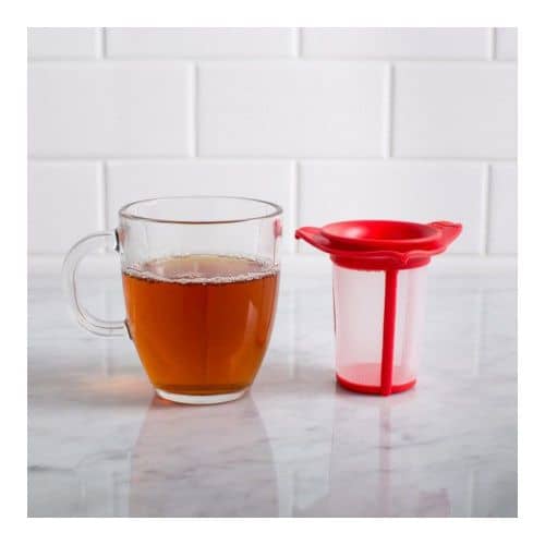 Купить Кружка с фильтром BODUM YO-YO, 0.35л, цвет красный по низкой цене