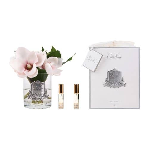 Купить Букет Cote Noire Розовые магнолии ароматический, прозрачное стекло по низкой цене