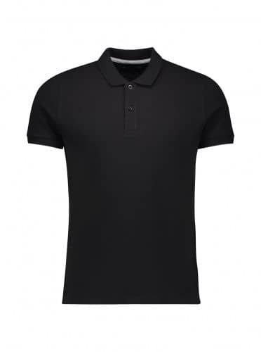 Купить Футболка-поло Piazza Italia чёрная по низкой цене