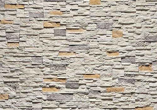 Купить Искусственный камень Интеркам Сланец 2001 плоскостной белый 30х15х1-2,5 см для наружной отделки дома по низкой цене