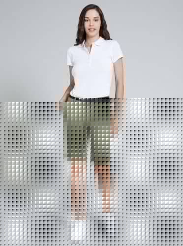 Купить Шорты-бермуды Piazza Italia эластичные, оливковые по низкой цене