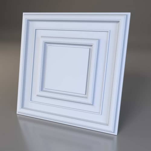 3D панель стеновая Relieffo Mirror 035 из пенополиуретана 600x600x30 мм