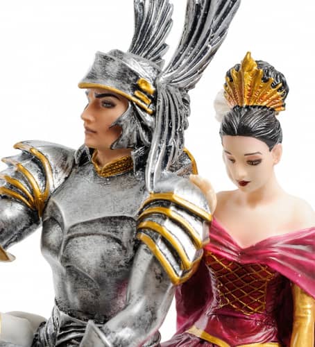 Купить Статуэтка Veronese Рыцарь и его дама сердца WS-840 по низкой цене