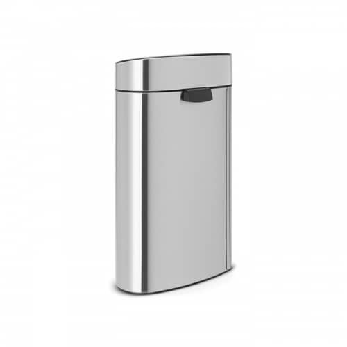 Купить Бак Brabantia Touch Bin New мусорный, стальной матовый, 40 л по низкой цене