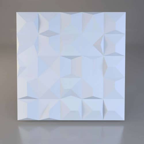 3D панель стеновая Relieffo Origami 016 из пенополиуретана 600х600х30 мм