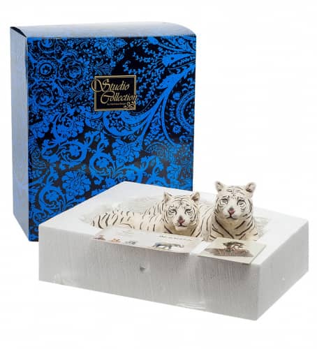 Купить Статуэтка Veronese Белые тигры WS-703 по низкой цене