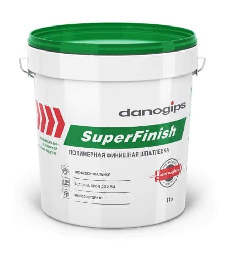 Купить Шпатлевка Danogips SHEETROCK SuperFinish готовая 11 л по низкой цене