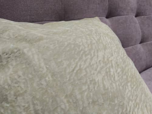 Купить Подушка Valles №19 декоративная флок светло-зеленый 45x45 см по низкой цене