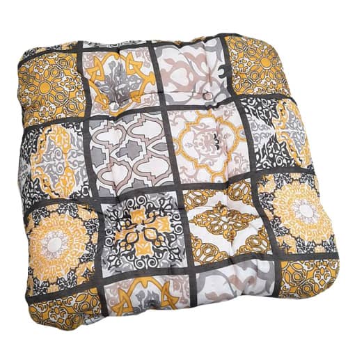 Купить Подушка сидушка ELLEN 38х38х8 см мультиколор по низкой цене