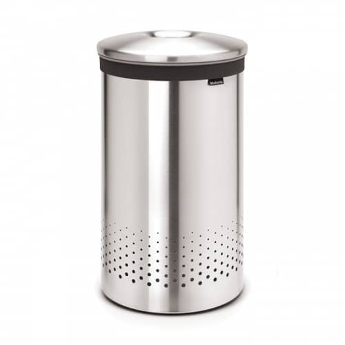 Купить Бак Brabantia для белья с металлической крышкой, стальной матовый, 60 л по низкой цене