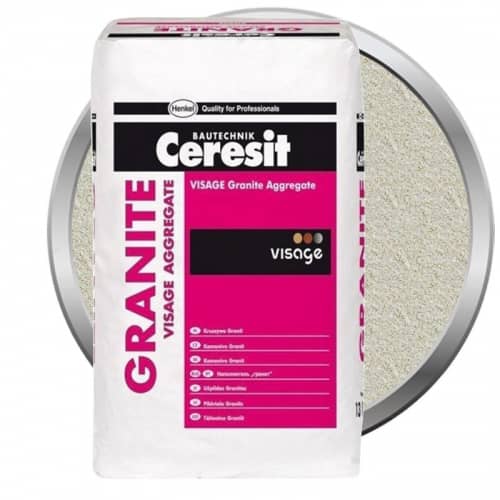 Купить Штукатурка Ceresit CT 710 Visage Granite Aggregate Panama Cream 13 кг по низкой цене