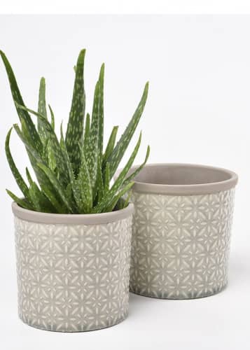 Купить Кашпо керамическое, M Tuscany Grey Indoor Pots Collection Burgon & Ball по низкой цене