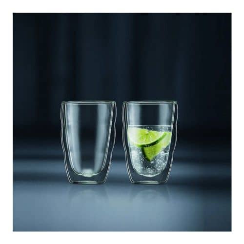 Купить Набор термобокалов (2 штуки) BODUM Pilatus, 0.35л, цвет прозрачный по низкой цене