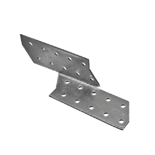 Купить Держатель балки левый 170x40x40x2 мм, оцинк. по низкой цене