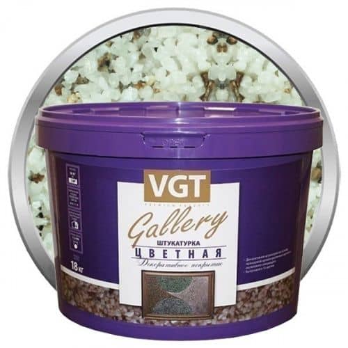 Купить Штукатурка VGT Gallery №2 декоративная крупнозернистая 18 кг по низкой цене