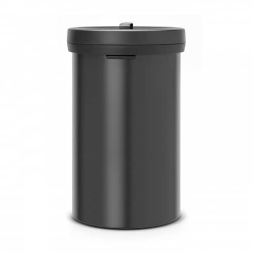 Купить Бак Brabantia Big Bin мусорный, черный матовый, 60 л по низкой цене