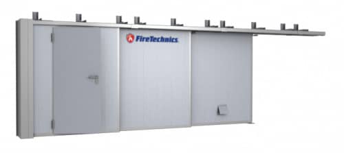 Купить Противопожарные откатные ворота трехстворчатые FireTechnics-P3 EI60, EI90  по низкой цене