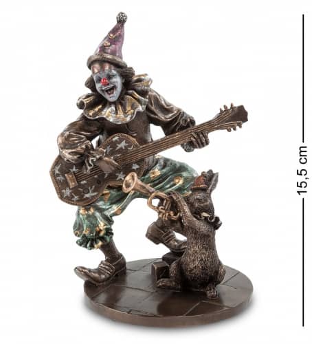 Купить Статуэтка Veronese Шут-музыкант WS-629 по низкой цене