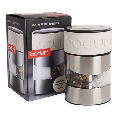 Купить Мельница BODUM Twin для соли и перца белая по низкой цене