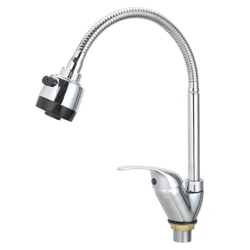 Купить Смеситель для кухни JVK с гибким изливом по низкой цене