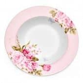 Купить Тарелка Walmer Mirabella Pink суповая 21,5 см по низкой цене