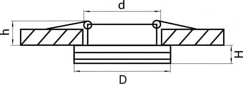Купить Светильник Lightstar Maturo LED 5W 070254 точечный встраиваемый по низкой цене