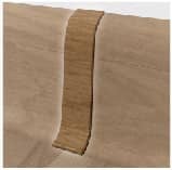 Деревянный, металлический, пластиковый напольный плинтус.