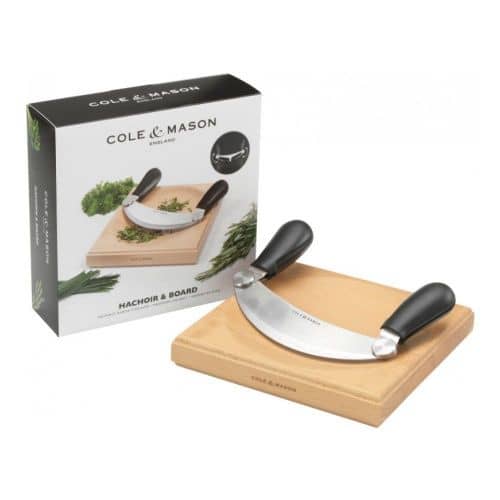 Купить Измельчитель Cole & Mason для зелени с доской, светлое дерево по низкой цене