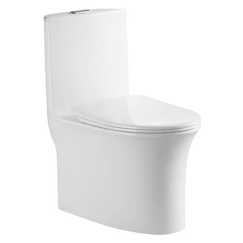 Купить Унитаз-моноблок FLUMEN DESIGN Versal безободковый с сиденьем плавное закрытие по низкой цене