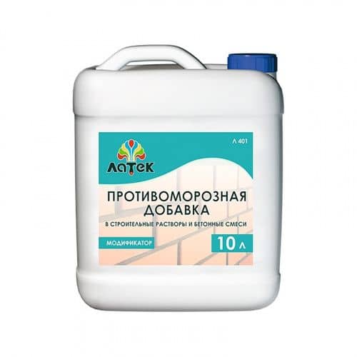 Купить Добавка Оптимист ЛАТЕК Л401 в бетон противоморозная до -10°С 10 л по низкой цене