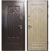 Купить Дверь Промет ПР2 Соломон JM777 входная металлическая левая снаружи металл Черный муар внутри МДФ Ель 2066х980 мм по низкой цене