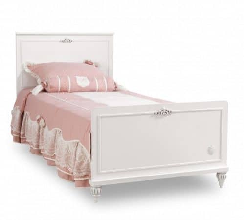 Купить Кровать Cilek Romantica/Romantic ST L, 100х200 см по низкой цене