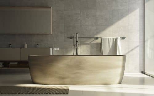 Купить Ванна Viva Lusso Coletta Sandstone каменная, отдельностоящая, песочная по низкой цене