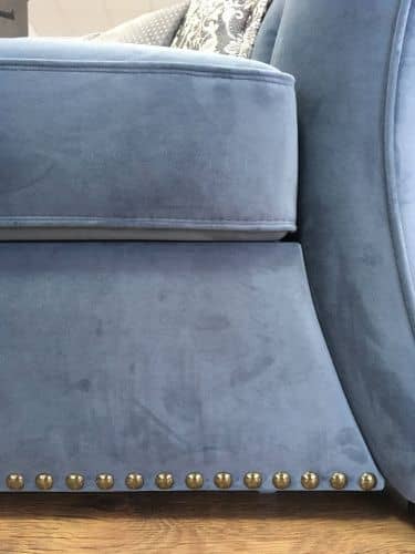 Купить Диван NEXTFORM Родео удлиненный в синей обивке по низкой цене