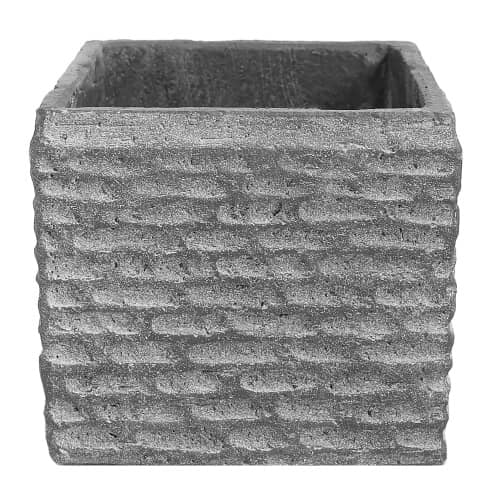 Купить Кашпо Nobilis Marco Relief Cube, 22 см по низкой цене