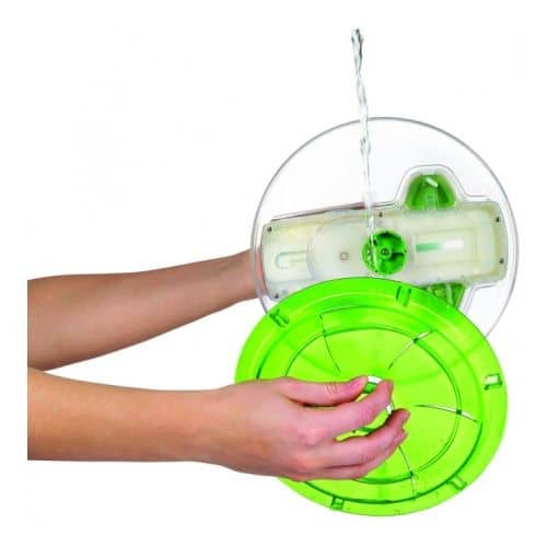 Купить Центрифуга Zyliss Swift Dry для сушки салата, зеленая по низкой цене