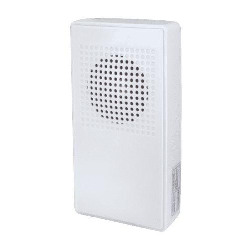 Купить Звонок проводной, без кнопки, 230В, мелодия "Птичка", белый, эконом по низкой цене