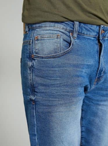 Купить Шорты-бермуды Piazza Italia джинсовые голубые по низкой цене