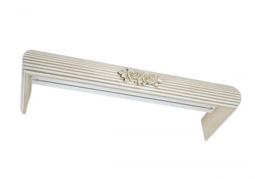 Купить Карниз Legrand Равенна роза античный белый по низкой цене