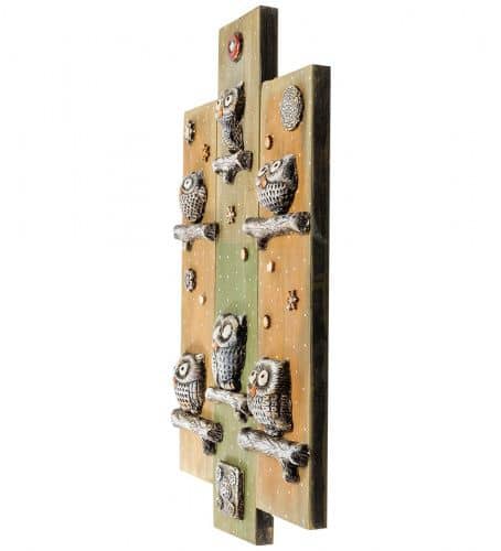 Купить KK-529 Панно КоКо Шамель "Совиная семья" шамот по низкой цене
