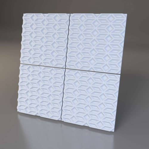 3D панель стеновая Relieffo Albite 010 из пенополиуретана 600x600x30 мм