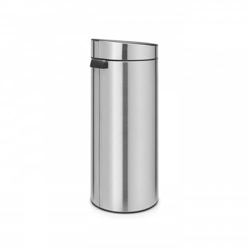 Купить Бак Brabantia Touch Bin New мусорный, стальной матовый, 30 л по низкой цене