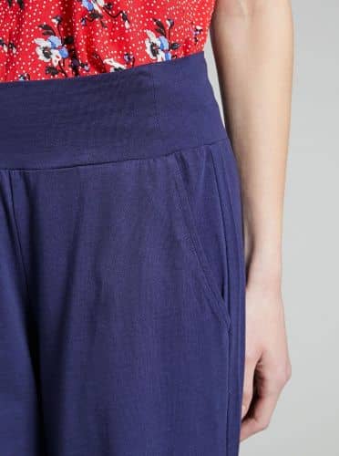 Купить Брюки Piazza Italia широкие, синие по низкой цене