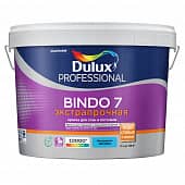 Купить Краска моющаяся латексная матовая Dulux Bindo 7 белая 9 л по низкой цене